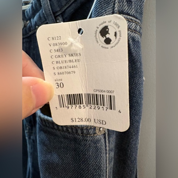 Free people Augusta barrel jeans NWT - Picture 3 of 4